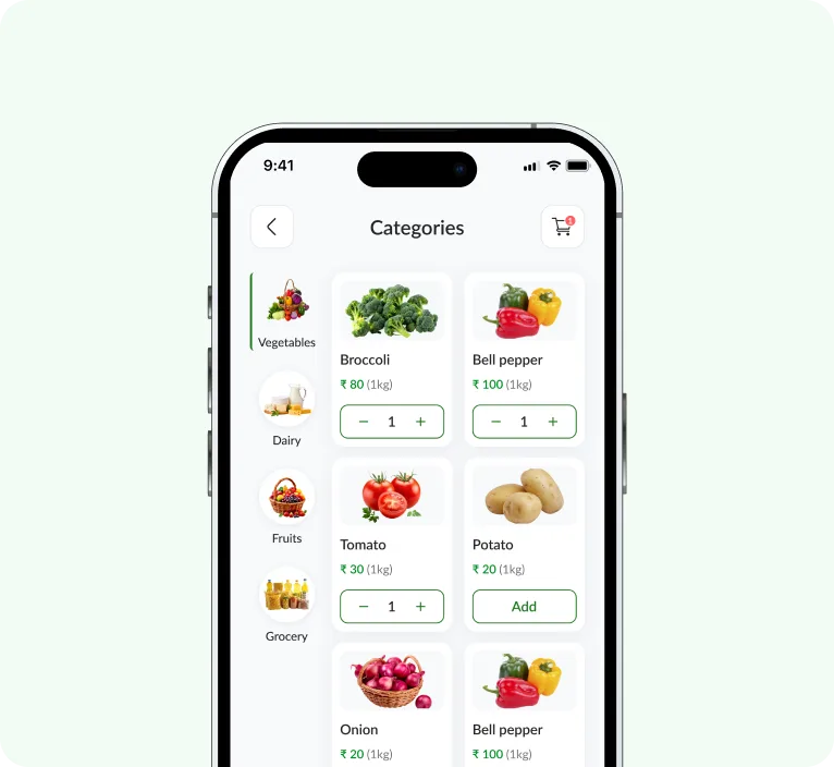 Subzee – Fresh Vegetable & Fruit Delivery